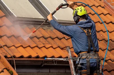 Démoussage et hydrofuge de toiture à Bellaing